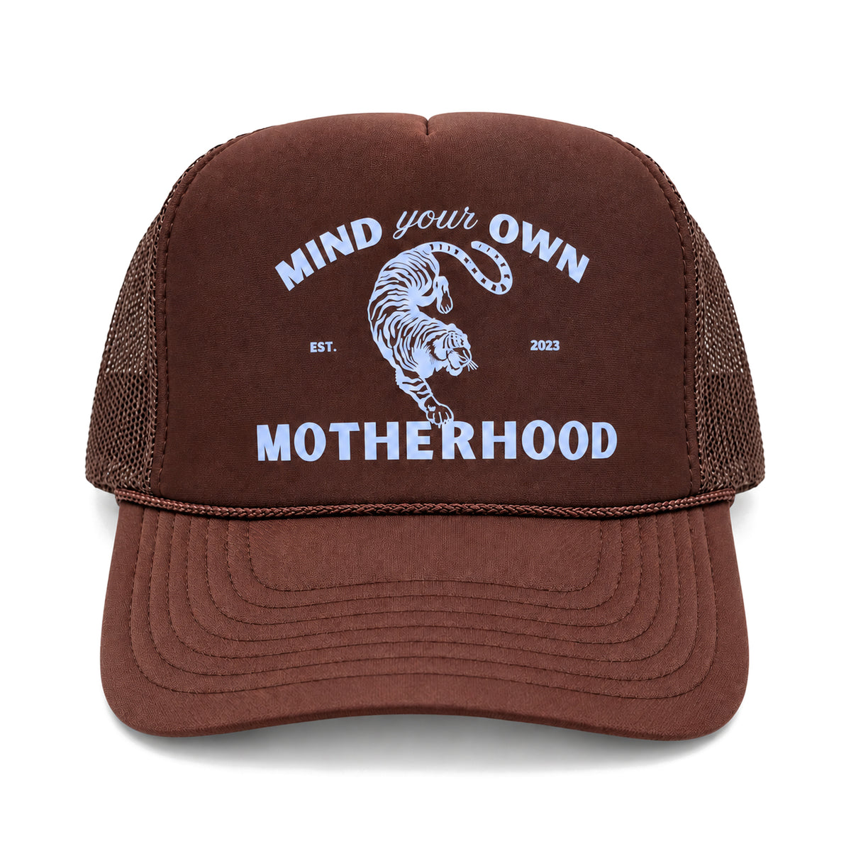 MOTHERHOOD TIGER- LIGHT BLUE/BROWN